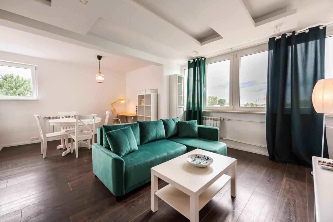 ורשה Saska Kepa Green Apartment מראה חיצוני תמונה