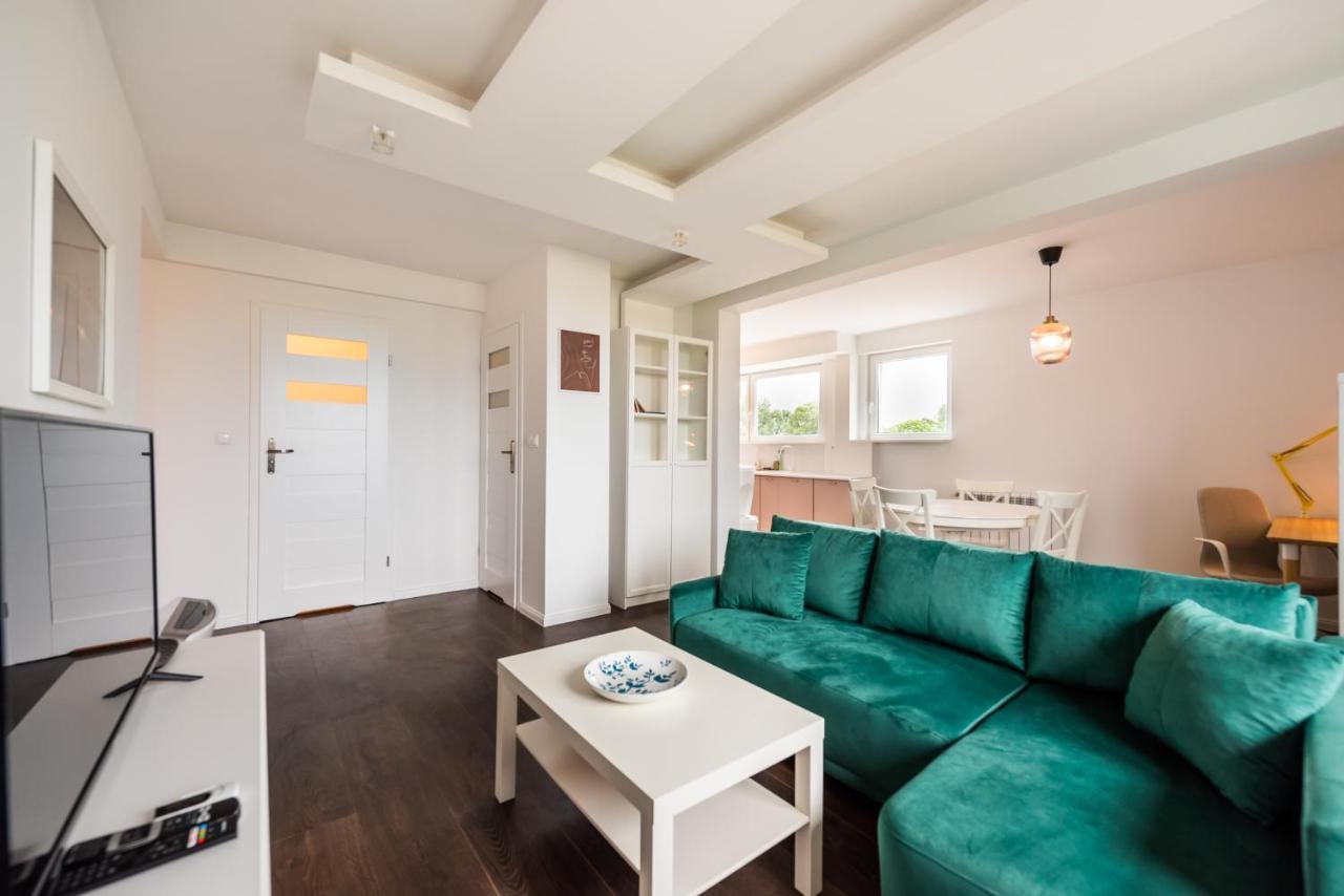 ורשה Saska Kepa Green Apartment מראה חיצוני תמונה