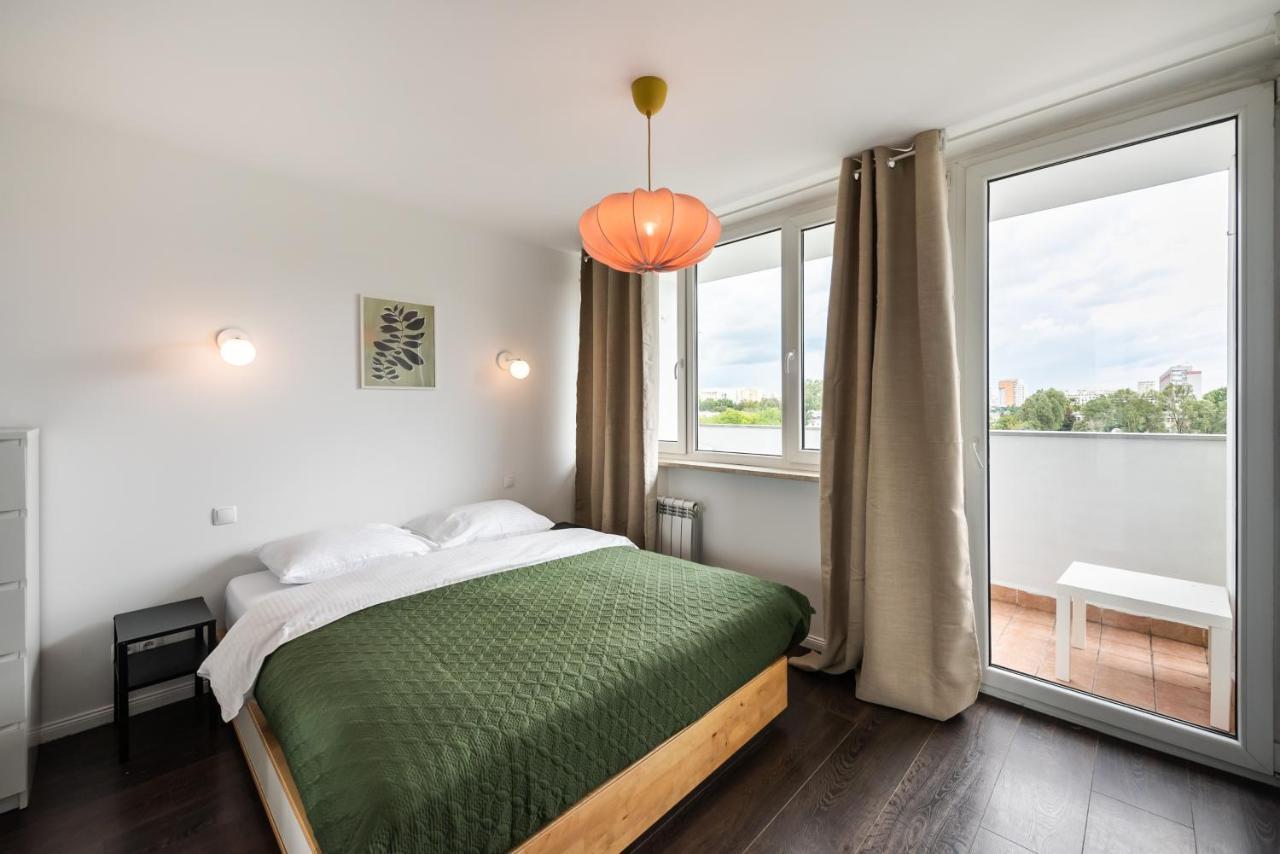 ורשה Saska Kepa Green Apartment מראה חיצוני תמונה