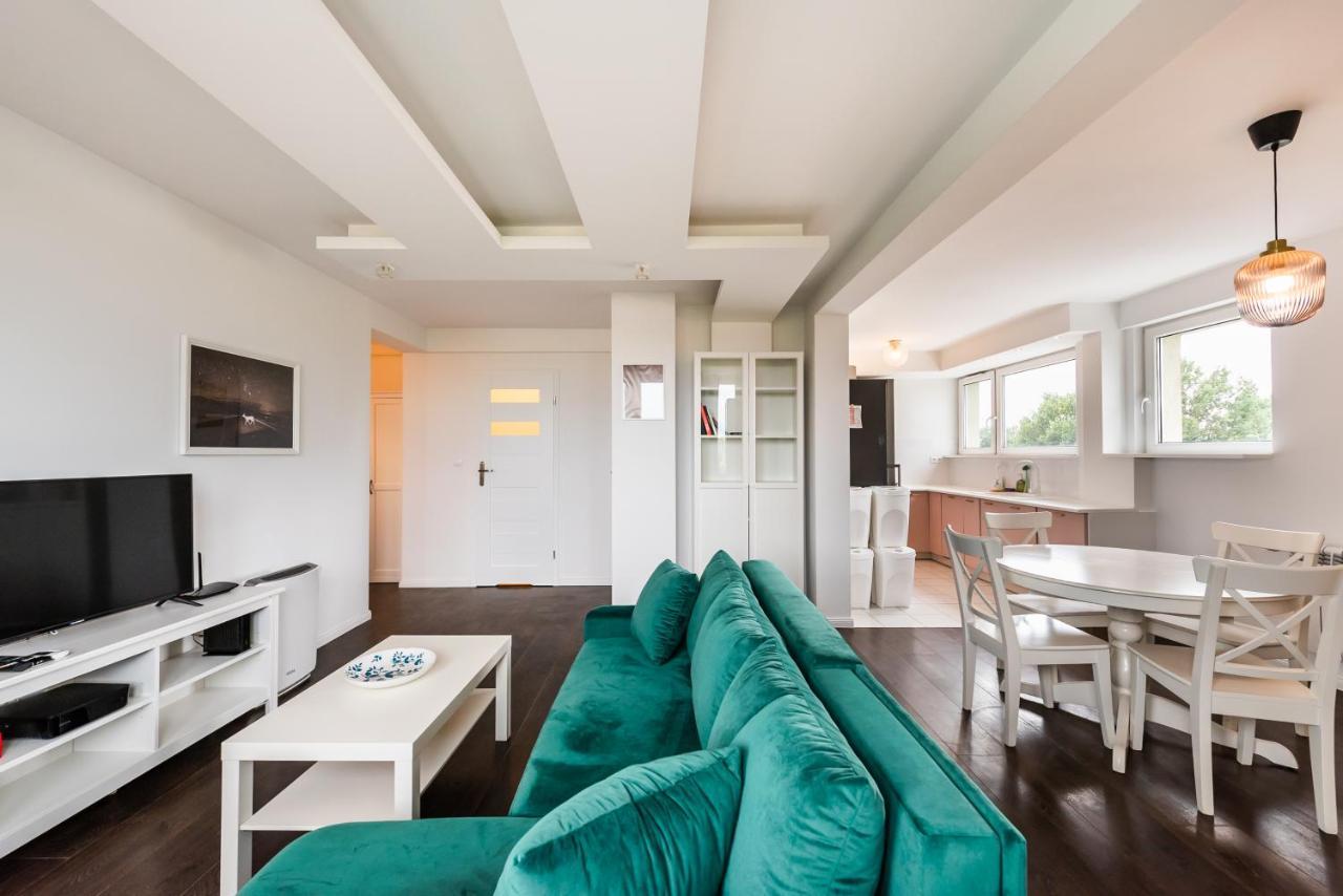 ורשה Saska Kepa Green Apartment מראה חיצוני תמונה